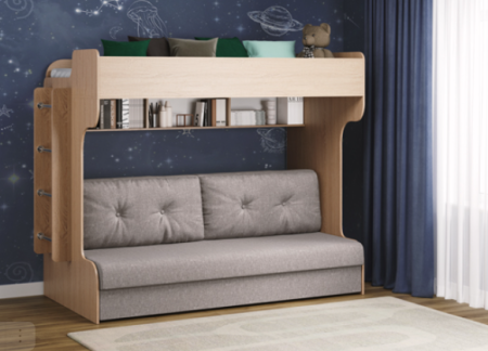 Кровать двухъярусная с диваном «Аризона»