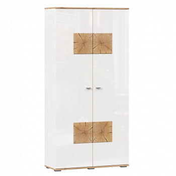 Фиджи Шкаф двухстворчатый 920 (Дуб Золотой/Белый) Фиджи Шкаф двухстворчатый 920 (Дуб Золотой/Белый)