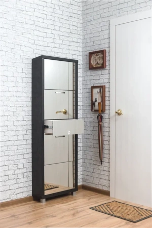 Обувница Люкс фасад зеркало Шкафы 4-х секционные Плюс Обувница Люкс фасад зеркало Шкафы 4-х секционные Плюс