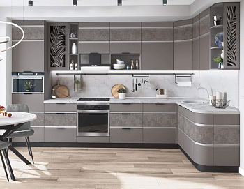 Кухонный гарнитур угловой Грейс 3