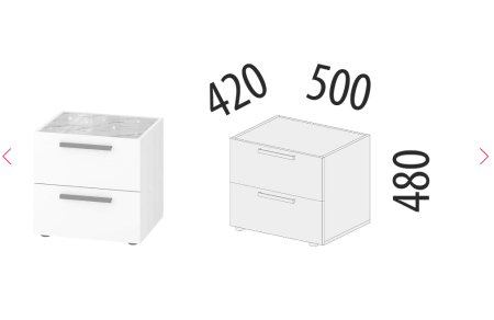 Тумба прикроватная Николь 901.07