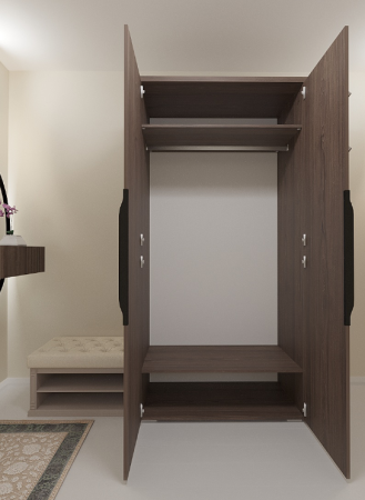 Шкаф для одежды СКАЙ 1000С Вяз швейцарский