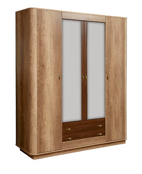 Шкаф для одежды 34.01 Фантазия (4-х дв.) Шкаф для одежды 34.01 Фантазия (4-х дв.)