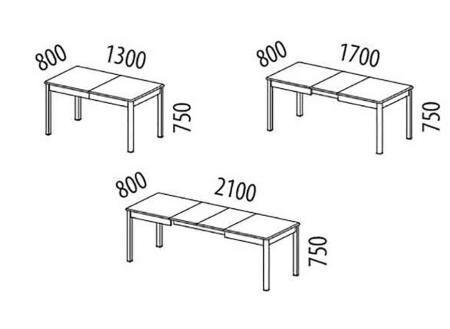Обеденный стол Орфей 45 Мрамор тёмный-Оникс