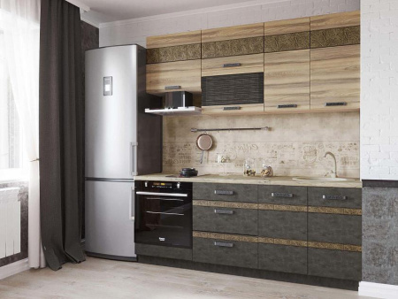  Кухонный гарнитур Бруклин 6 (ширина 200 см)