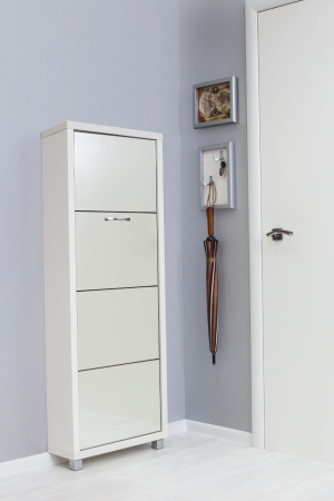 Обувница Люкс фасад зеркало Шкафы 4-х секционные