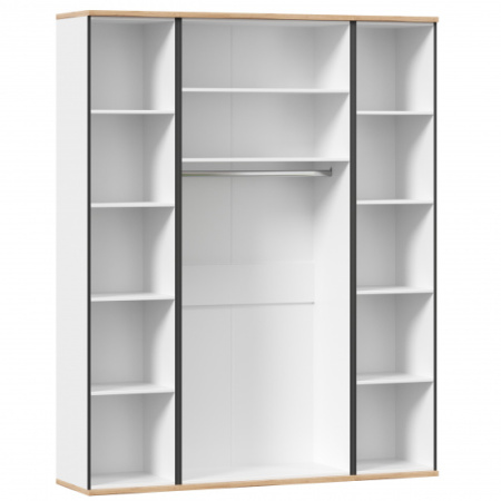 Урбан Шкаф четырехстворчатый (Белый/Дуб золотой)