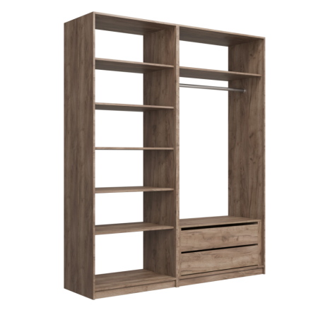 Прямая гардеробная система Локер