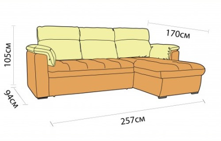 Диван угловой Ральф 2