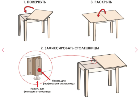 Обеденный стол Орфей 24.4 (01) Белый шпон