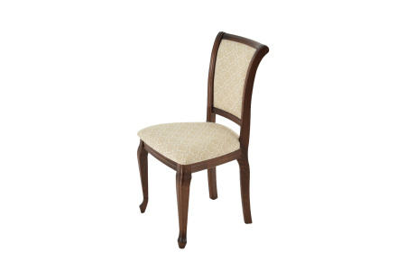 Классический стул из массива Кабриоль МС с мягкой спинкой и сиденьем 