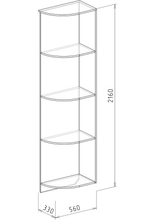 № 12*   Угол завершающий