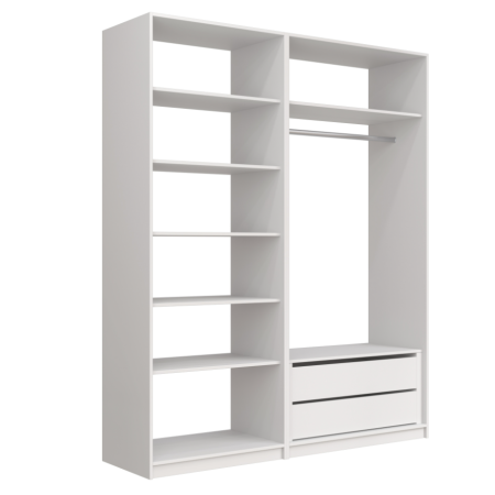 Прямая гардеробная система Локер