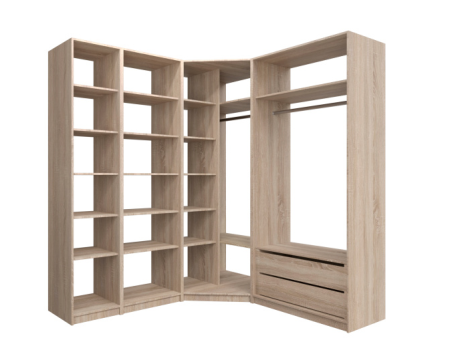 Угловая гардеробная система Локер