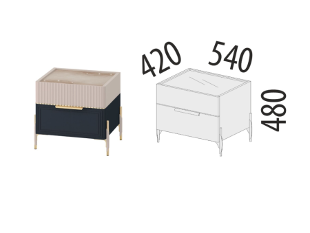 Тумба прикроватная Флоренция 905.07