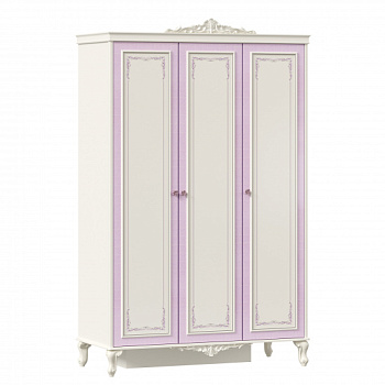 Маркиза Шкаф трехстворчатый (Алебастр) Маркиза Шкаф трехстворчатый (Алебастр)