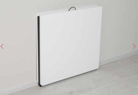 Стол-книжка Колибри 16 (02) Белый шпон-Черный