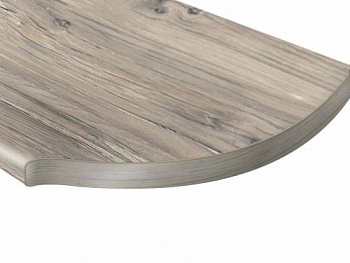 Столешница ПФР 15.150 Редондо (правая радиусная) 1500 мм