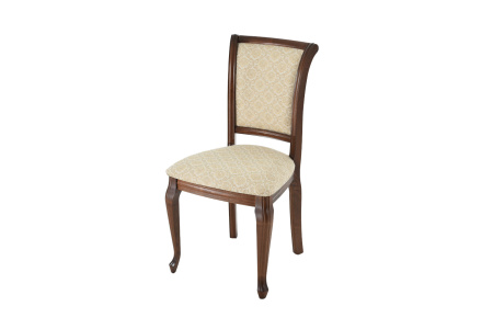 Классический стул из массива Кабриоль МС с мягкой спинкой и сиденьем 