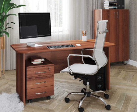 Стол руководителя с тумбой Лидер 82 264