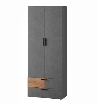 Шкаф для одежды с полками и штангой (лев/прав) Джерси 602.17