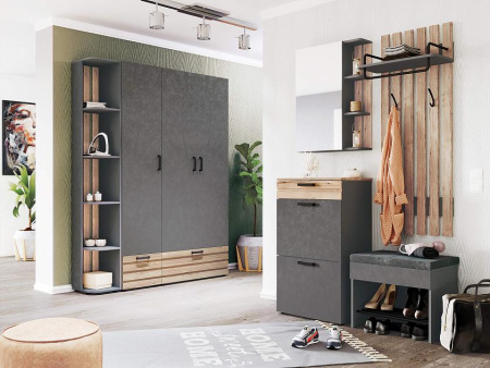 Угловой набор мебели для прихожей Денвер 400 190 (ширина 166х120 см)