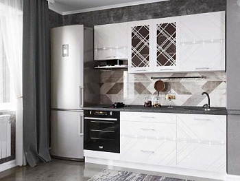 Кухонный гарнитур Бьянка 19 (ширина 200 см)  Кухонный гарнитур Бьянка 19 (ширина 200 см)