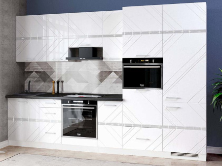  Кухонный гарнитур Бьянка 58 (ширина 320 см)