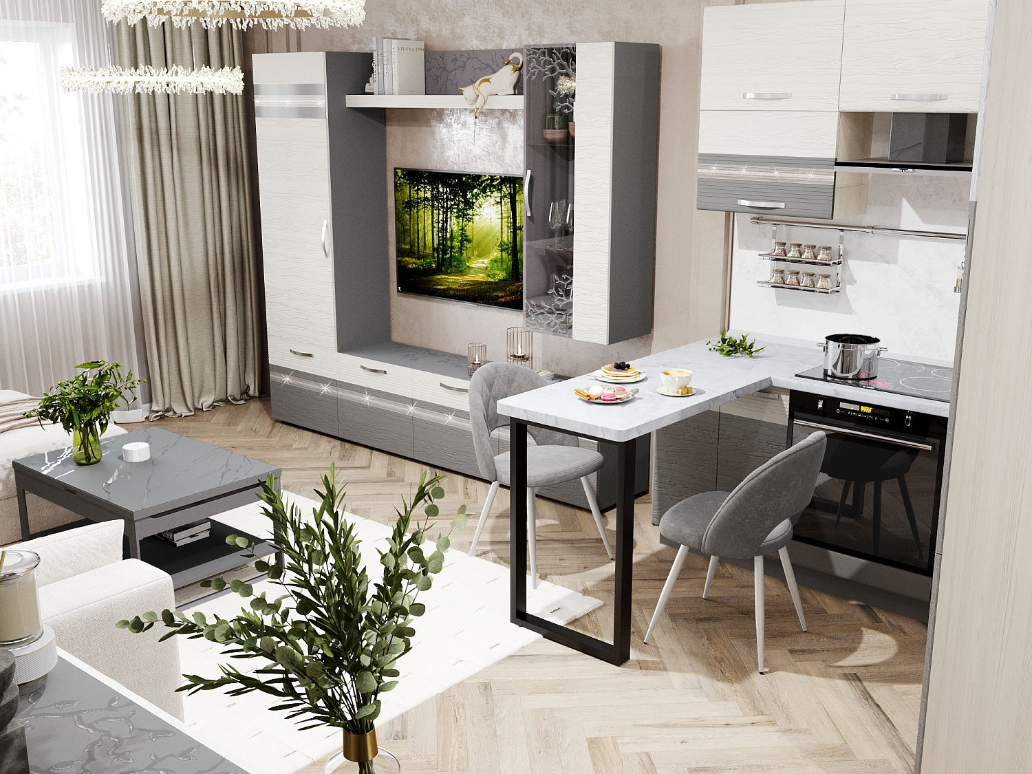 Создайте гармонию в квартире с коллекцией «Графит»! 