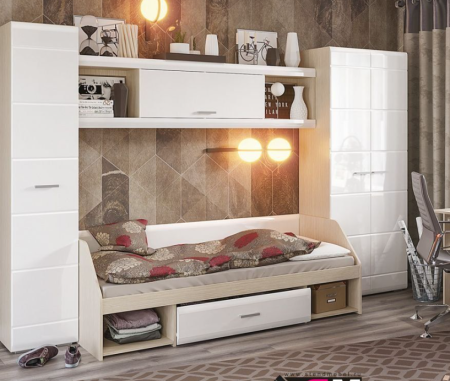 КРОВАТЬ ОДНОЯРУСНАЯ Симба МДФ