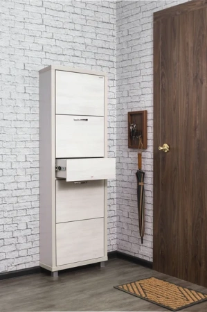 Обувница Люкс фасад ЛДСП Шкафы 4-х секционные Плюс