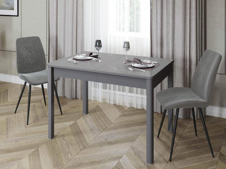 Орфей-43 Белый шпон Стол обеденный 1150(1950)х750х750