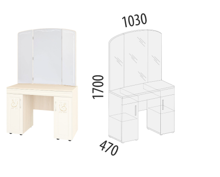 Туалетный столик Тиффани 93.06