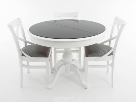 Стол Леонардо Glass - 1 исп. Круг 