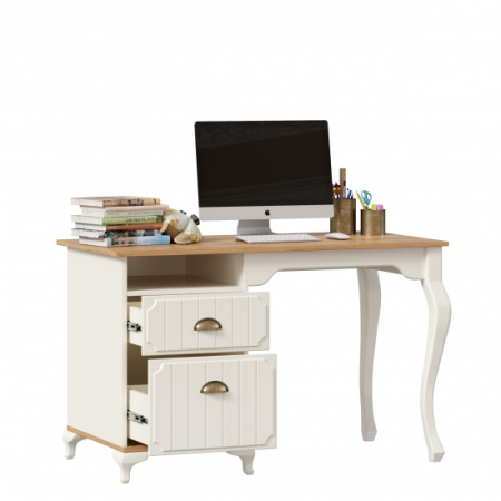 Вилладжио Стол письменный (Алебастр/Дуб золотой)