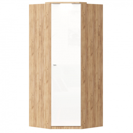 Фиджи Шкаф угловой (Дуб Золотой/Белый)