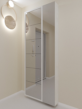 Шкафы 6-секционные Люкс Дуэт Люкс зеркало