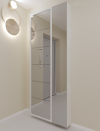 Шкафы 6-секционные Люкс Дуэт Люкс зеркало