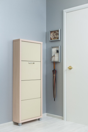 Обувница Люкс стекло капучино Шкафы 4-х секционные Обувница Люкс стекло капучино Шкафы 4-х секционные