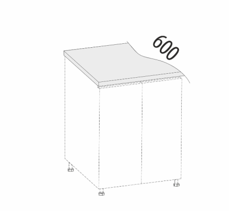 Столешница ПФ 21 Мрамор кремовый
