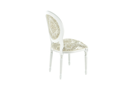 Стул из массива Медальон с мягкой спинкой и сиденьем  