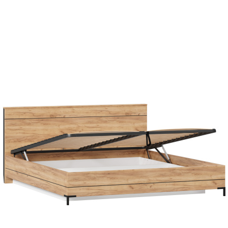 Норд Кровать двуспальная 1800 с подъемным механизмом (Дуб Золотой)