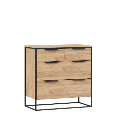 Норд Комод 890 с 4 ящиками (Дуб Золотой)