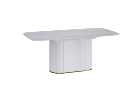 Стол обеденный раздвижной (Монте Белый) 