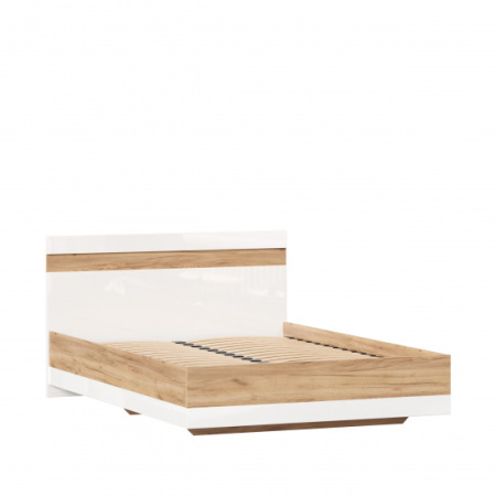 Фиджи Кровать двуспальная 1800 (Дуб Золотой/Белый)