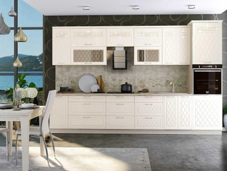  Кухонный гарнитур Тиффани 25 (ширина 350 см)