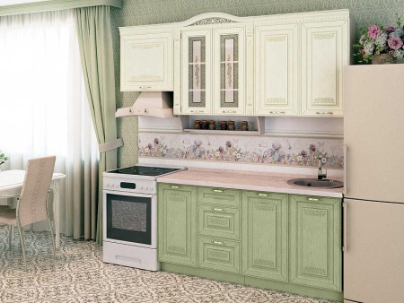  Кухонный гарнитур Оливия 26 (ширина 220 см)