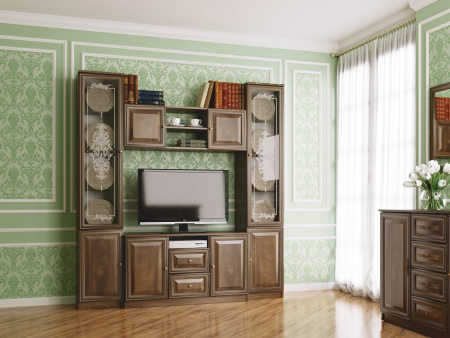 Шкаф комбинированный (стенка) Габриэлла 06.87