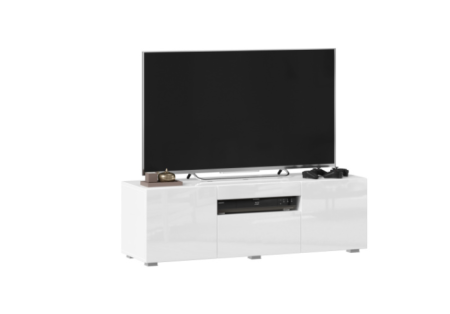 Бруклин Тумба под ТВ 1200 (Черный глянец), исполнение 3