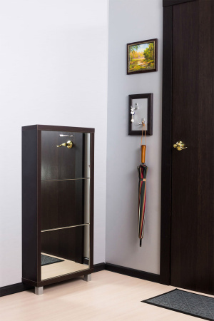 Обувница Люкс фасад зеркало Шкафы 3-х секционные